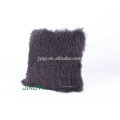 pretty tibet sheep skin fabric cushion cover